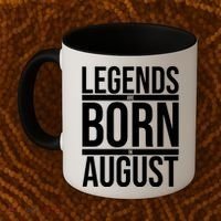 Legends Are Born In August Gift Coffee Mug thumb 2
