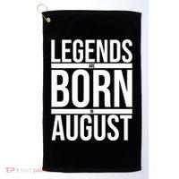 Legends Are Born In August Gift Golf Towel thumb 0