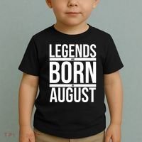 Legends Are Born In August Gift Toddler T-Shirt thumb 2