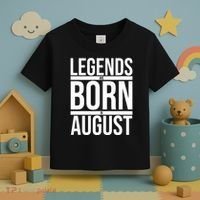Legends Are Born In August Gift Toddler T-Shirt thumb 3