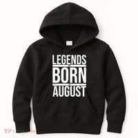 Legends Are Born In August Gift Kids Hoodie thumb 0