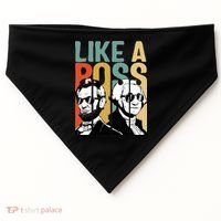 Like A Boss Presidents Day Washington Lincoln Abe George USA-Made Doggie Bandana thumb 0