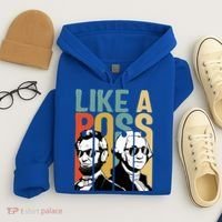 Like A Boss Presidents Day Washington Lincoln Abe George Hoodie thumb 4