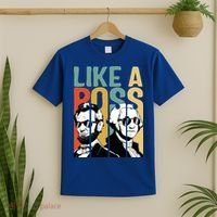 Like A Boss Presidents Day Washington Lincoln Abe George T-Shirt thumb 2
