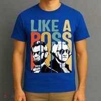 Like A Boss Presidents Day Washington Lincoln Abe George T-Shirt thumb 3