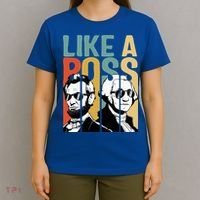 Like A Boss Presidents Day Washington Lincoln Abe George T-Shirt thumb 4
