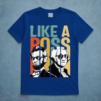 Like A Boss Presidents Day Washington Lincoln Abe George T-Shirt thumb 5