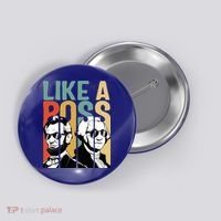 Like A Boss Presidents Day Washington Lincoln Abe George Button thumb 0