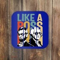 Like A Boss Presidents Day Washington Lincoln Abe George Coaster thumb 0