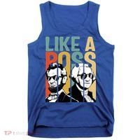 Like A Boss Presidents Day Washington Lincoln Abe George Tank Top thumb 0