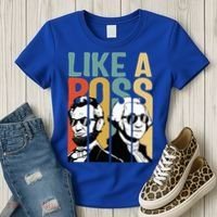 Like A Boss Presidents Day Washington Lincoln Abe George Women's T-Shirt thumb 3
