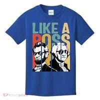 Like A Boss Presidents Day Washington Lincoln Abe George Kids T-Shirt thumb 0