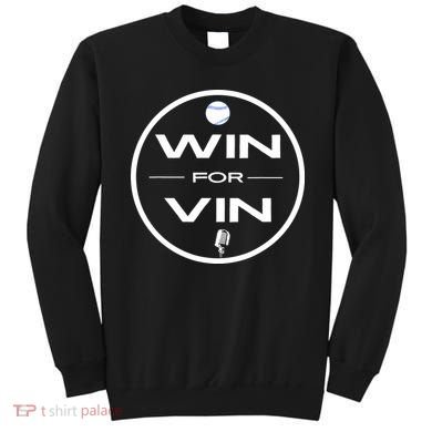 Los Angeles Baseball Win For Vin Microphone Sweatshirt