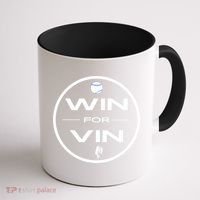 Los Angeles Baseball Win For Vin Microphone Coffee Mug thumb 1