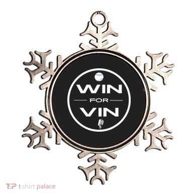 Los Angeles Baseball Win For Vin Microphone Ornament