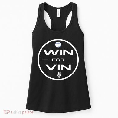 Los Angeles Baseball Win For Vin Microphone Women's Tank Top
