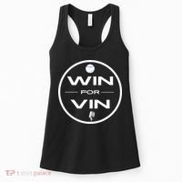 Los Angeles Baseball Win For Vin Microphone Women's Tank Top thumb 0