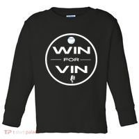 Los Angeles Baseball Win For Vin Microphone Toddler Long Sleeve Shirt thumb 0