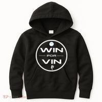 Los Angeles Baseball Win For Vin Microphone Kids Hoodie thumb 0