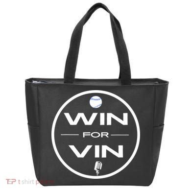 Los Angeles Baseball Win For Vin Microphone Tote Bag