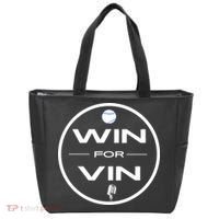 Los Angeles Baseball Win For Vin Microphone Tote Bag thumb 0