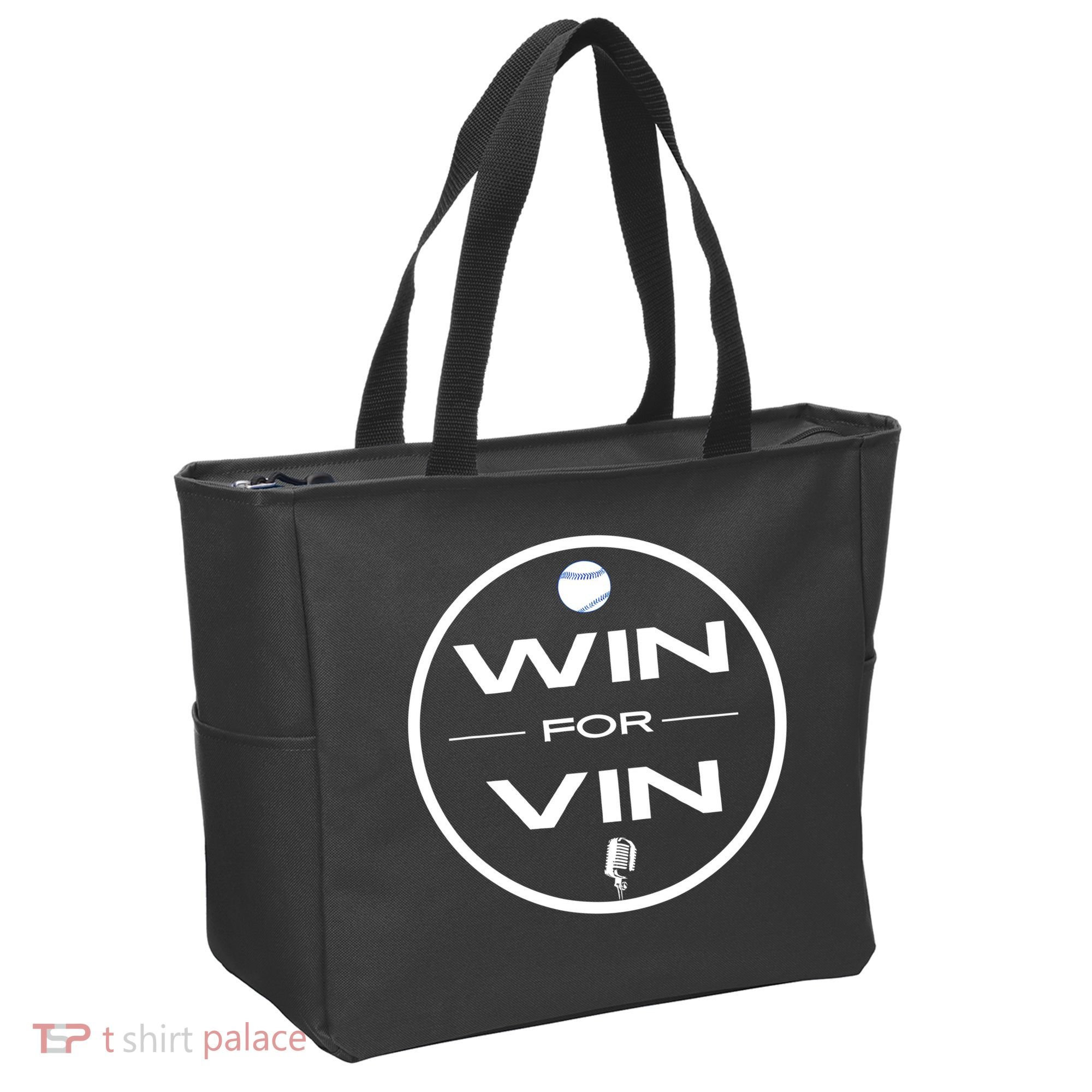 Los Angeles Baseball Win For Vin Microphone Tote Bag