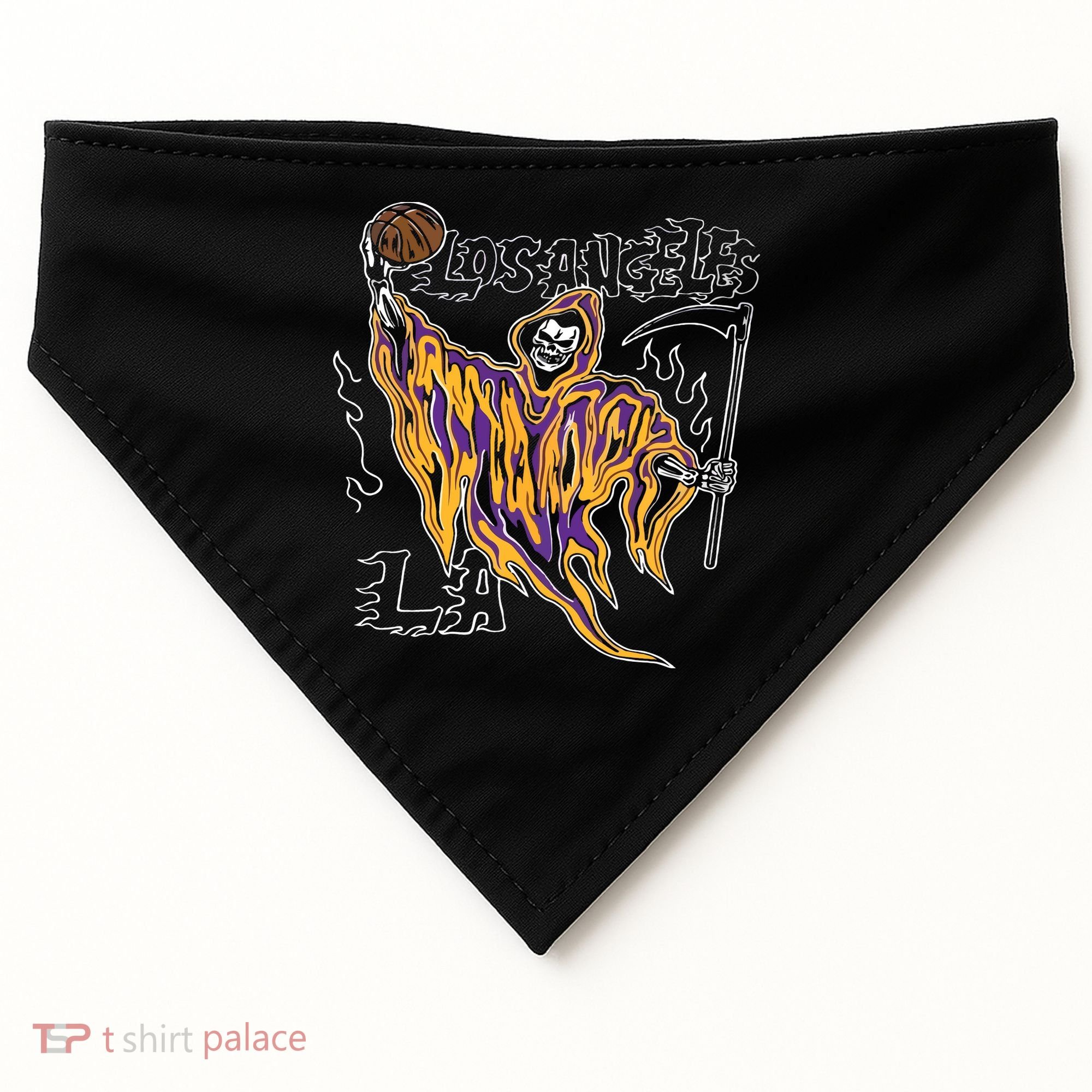Los Angeles Basketball Player USA-Made Doggie Bandana