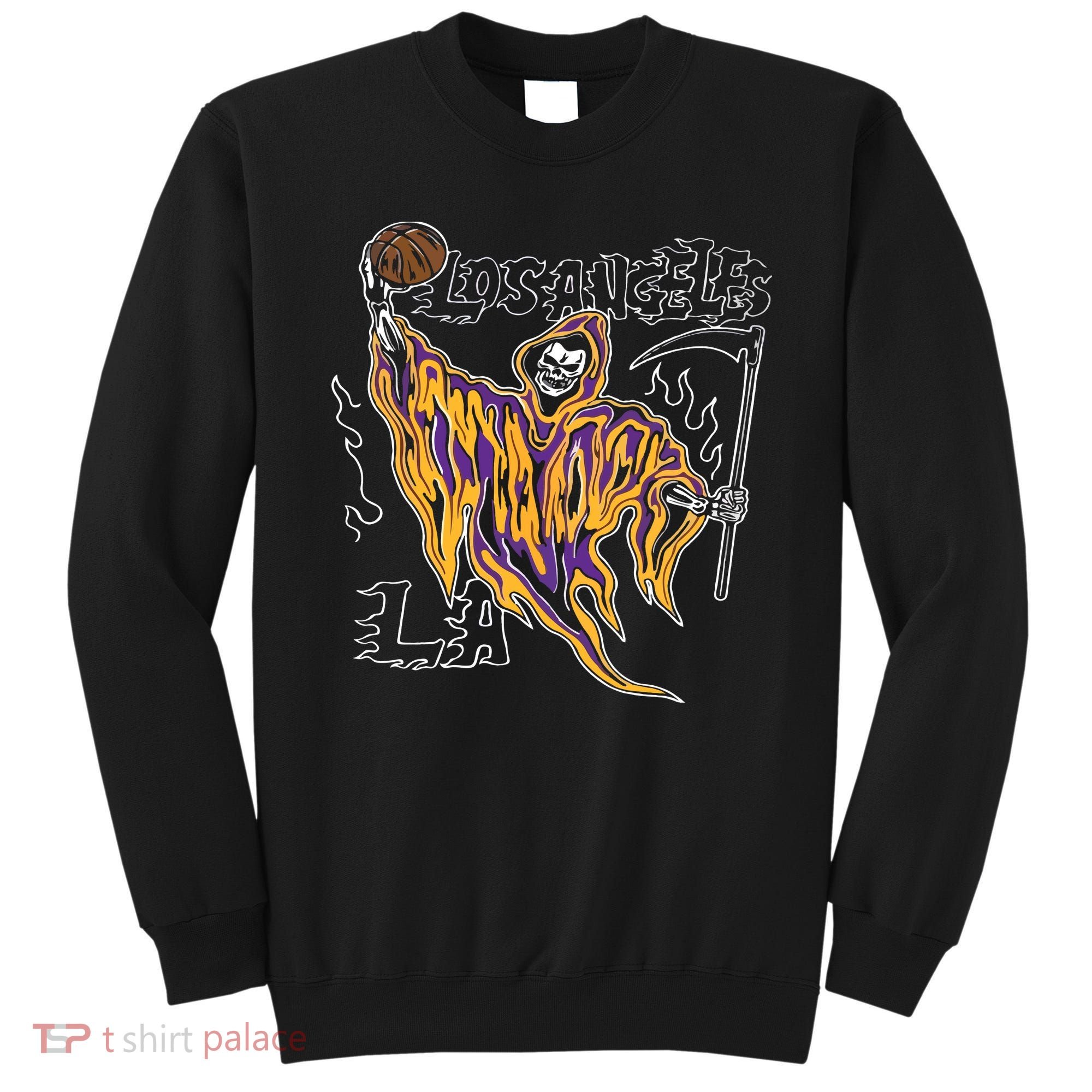Los Angeles Basketball Player Sweatshirt