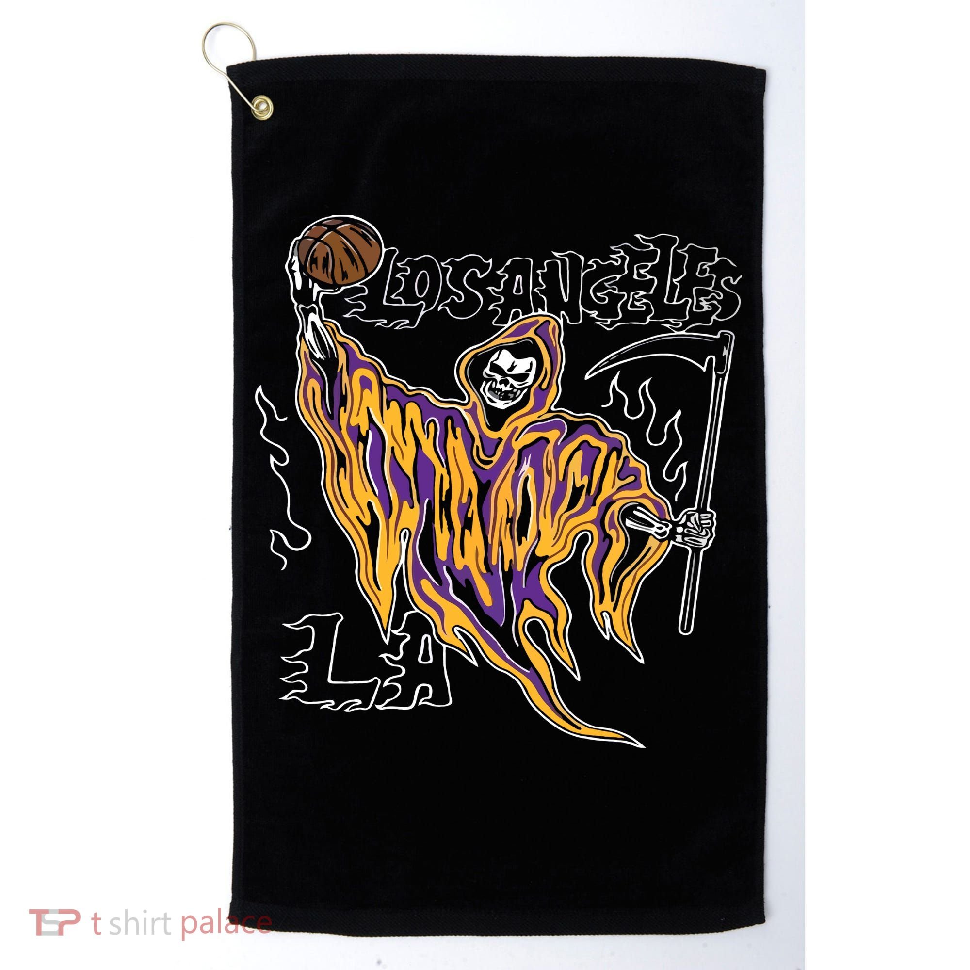 Los Angeles Basketball Player Golf Towel