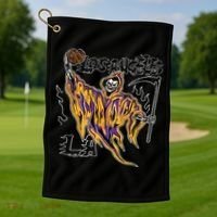 Los Angeles Basketball Player Golf Towel thumb 1