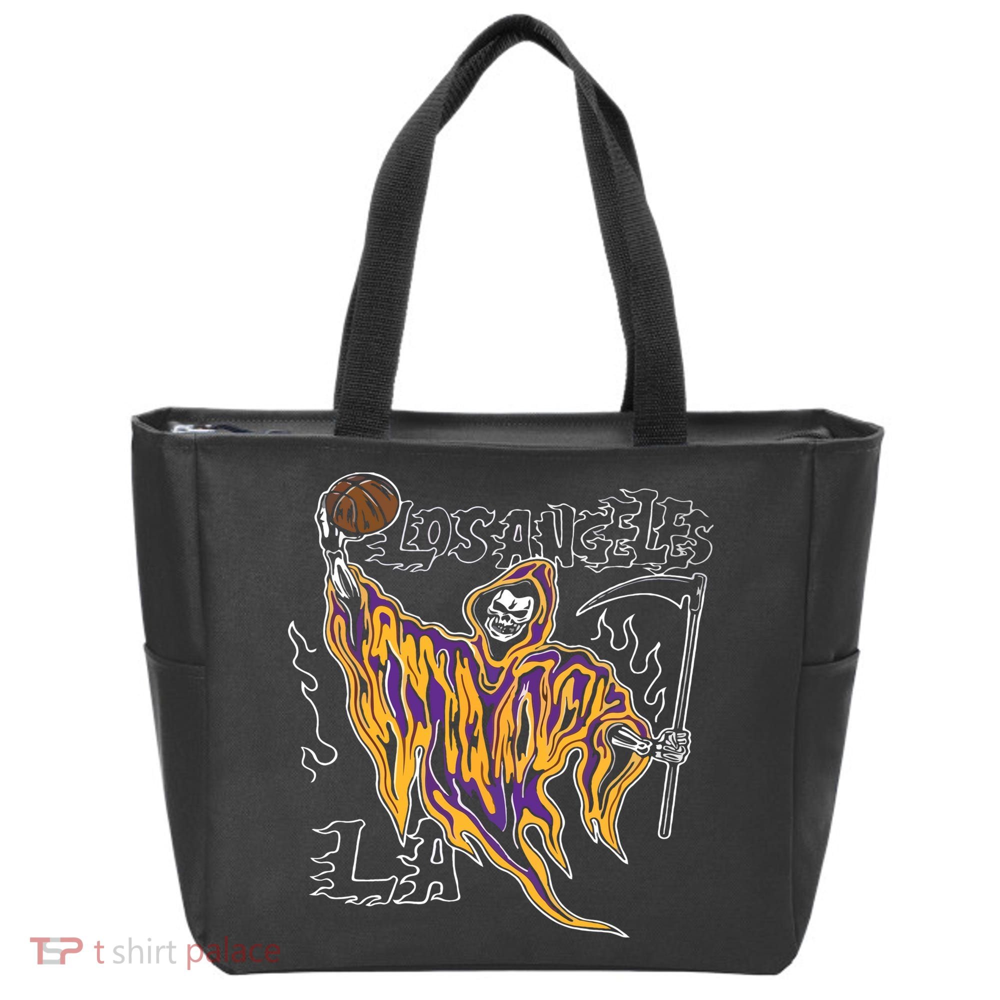 Los Angeles Basketball Player Tote Bag