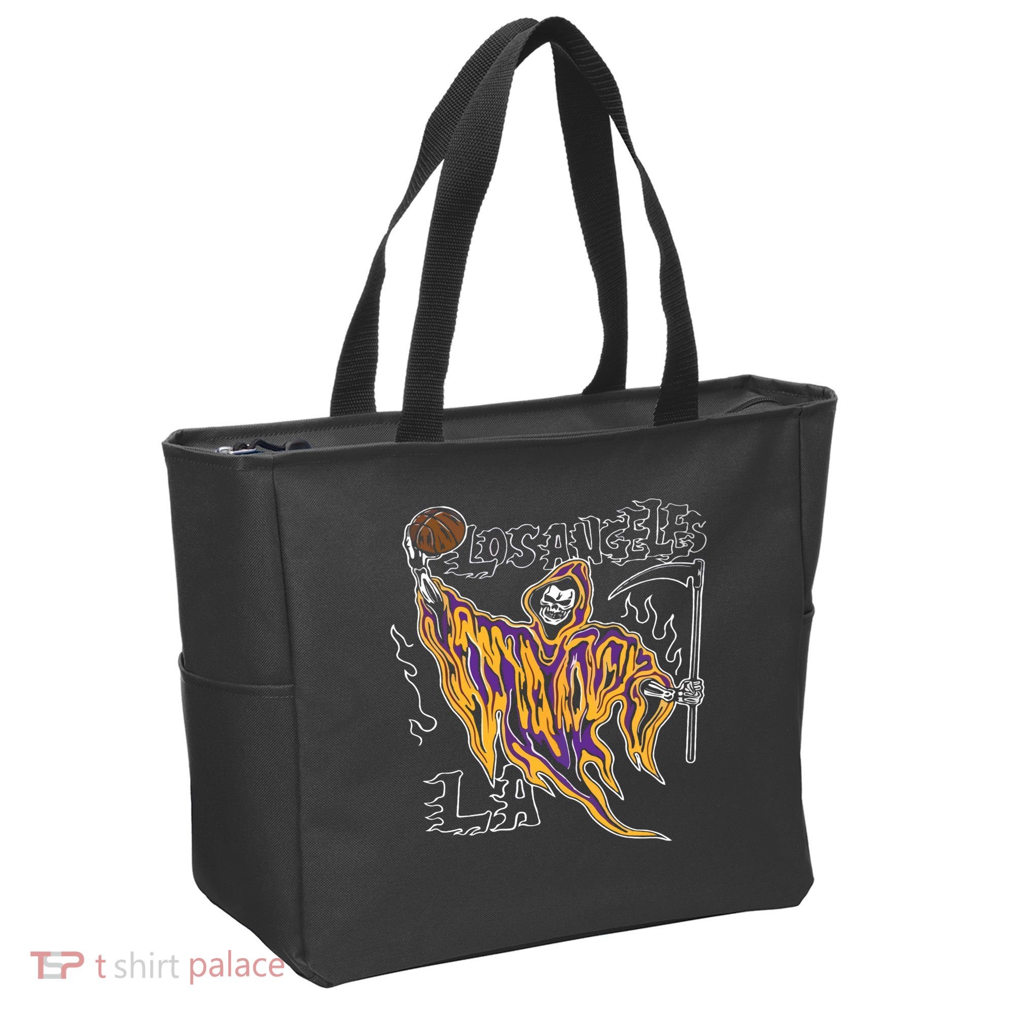 Los Angeles Basketball Player Tote Bag