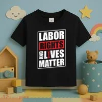 Labor Rights And Lives Matter  Toddler T-Shirt thumb 3