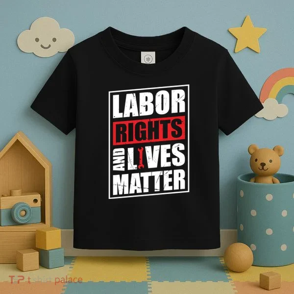 Labor Rights And Lives Matter  Toddler T-Shirt