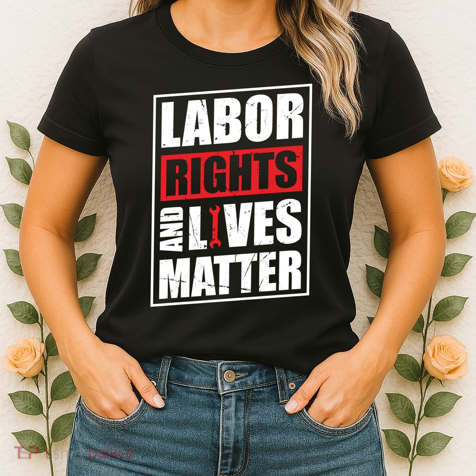 Labor Rights And Lives Matter  Women's T-Shirt