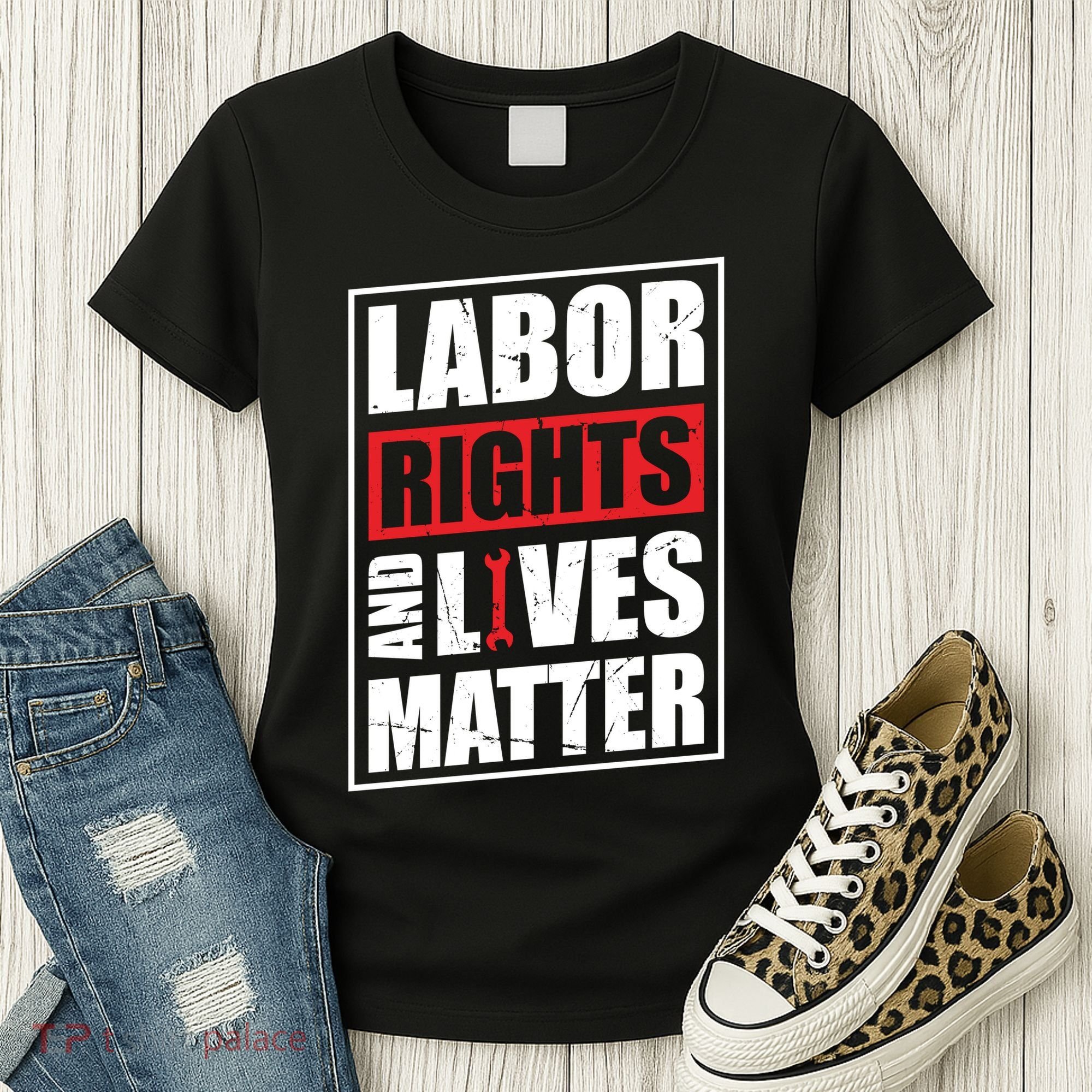 Labor Rights And Lives Matter  Women's T-Shirt