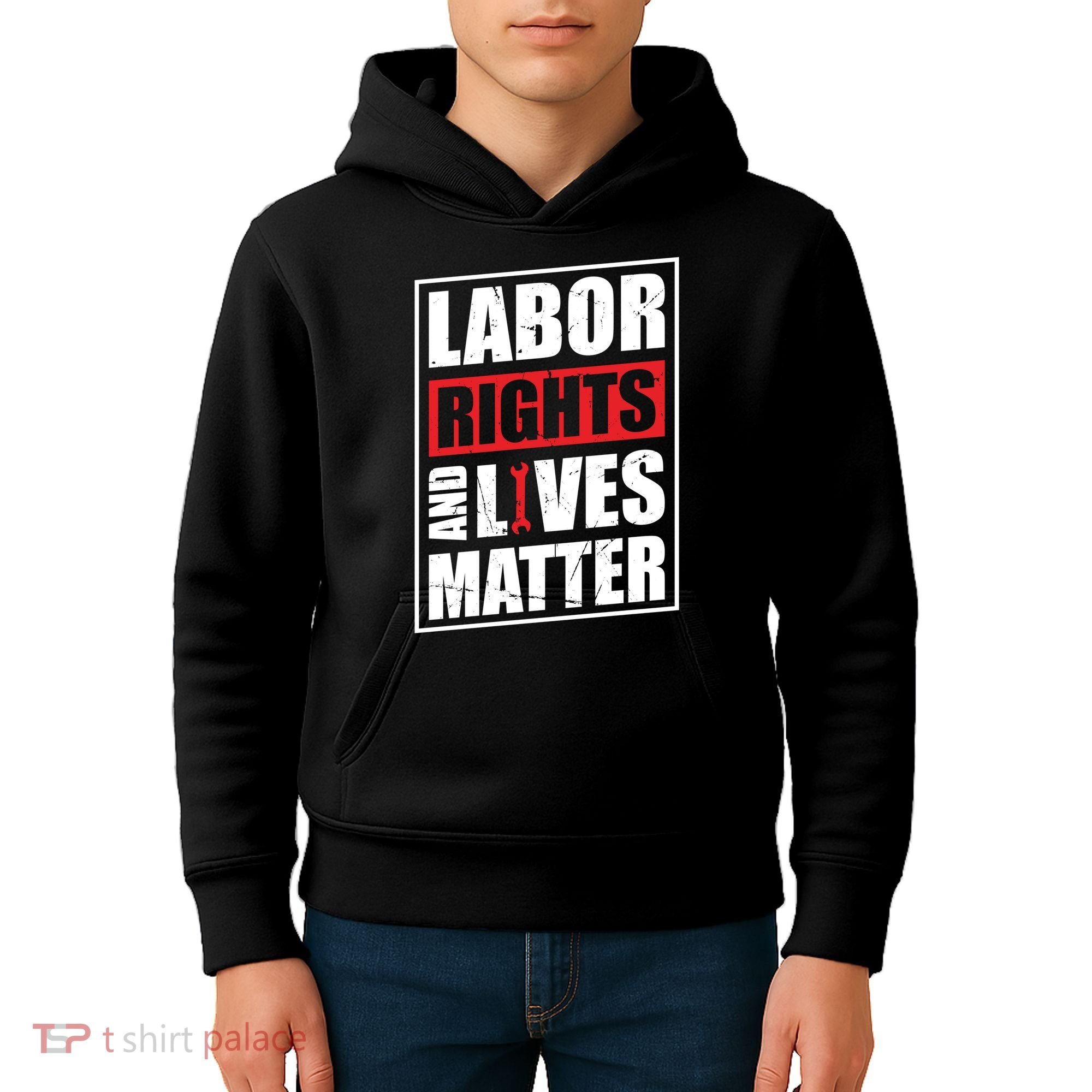 Labor Rights And Lives Matter  Kids Hoodie