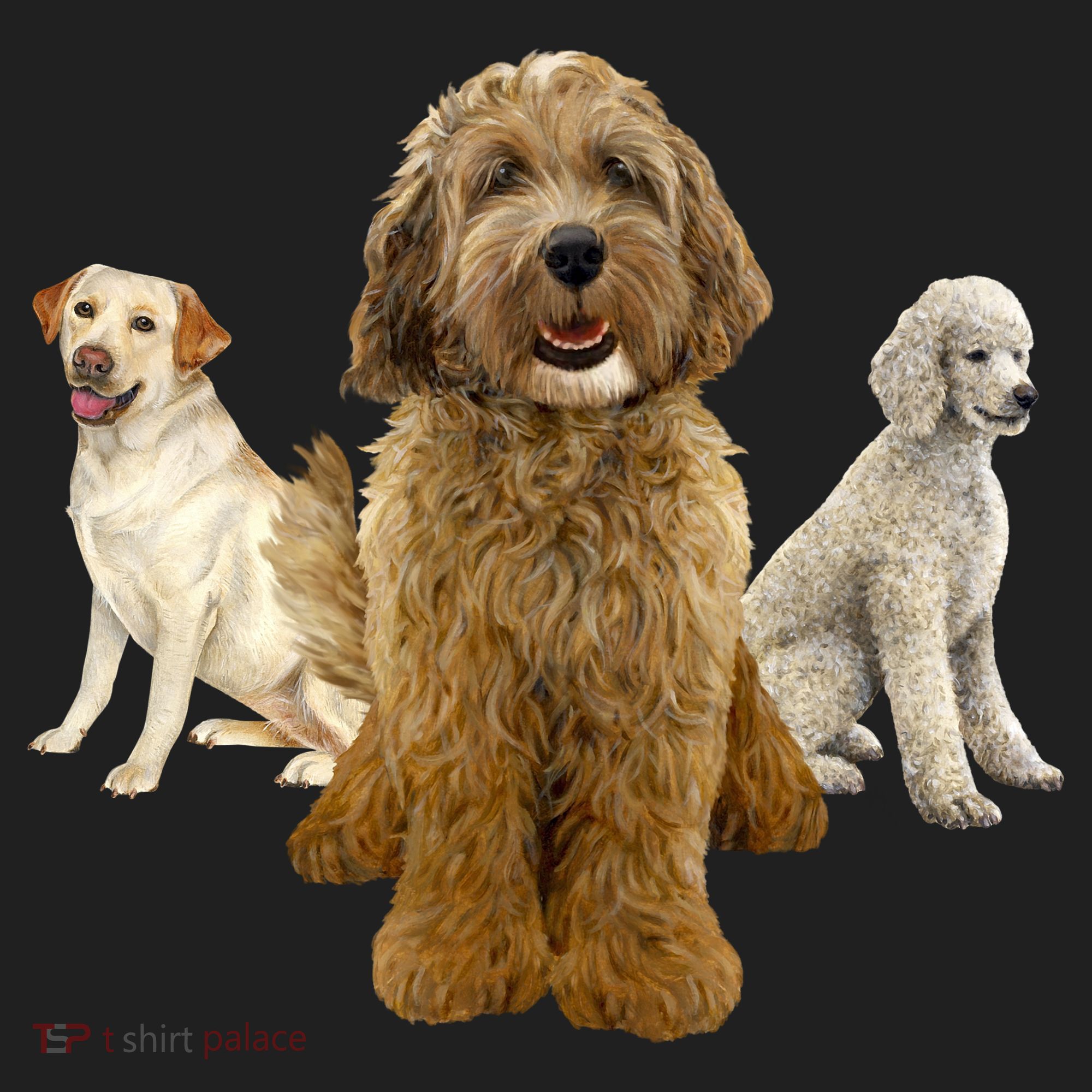 Labradoodle Trio Beanie