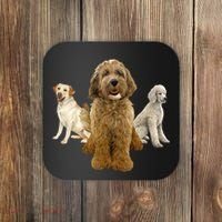 Labradoodle Trio Coaster thumb 0