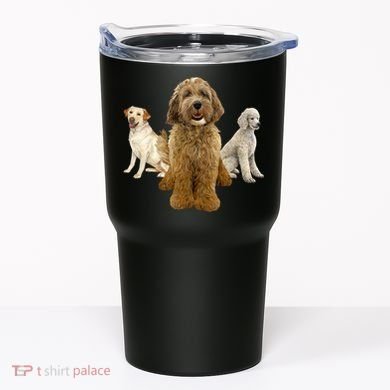 Labradoodle Trio Tumbler