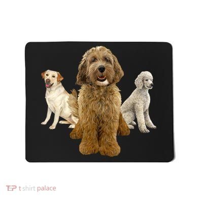 Labradoodle Trio Mousepad