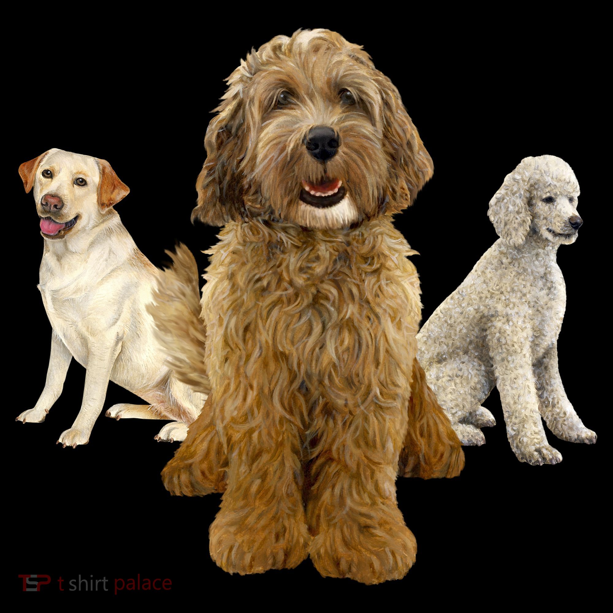 Labradoodle Trio Baby Bodysuit