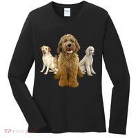 Labradoodle Trio Women's Long Sleeve Shirt thumb 0