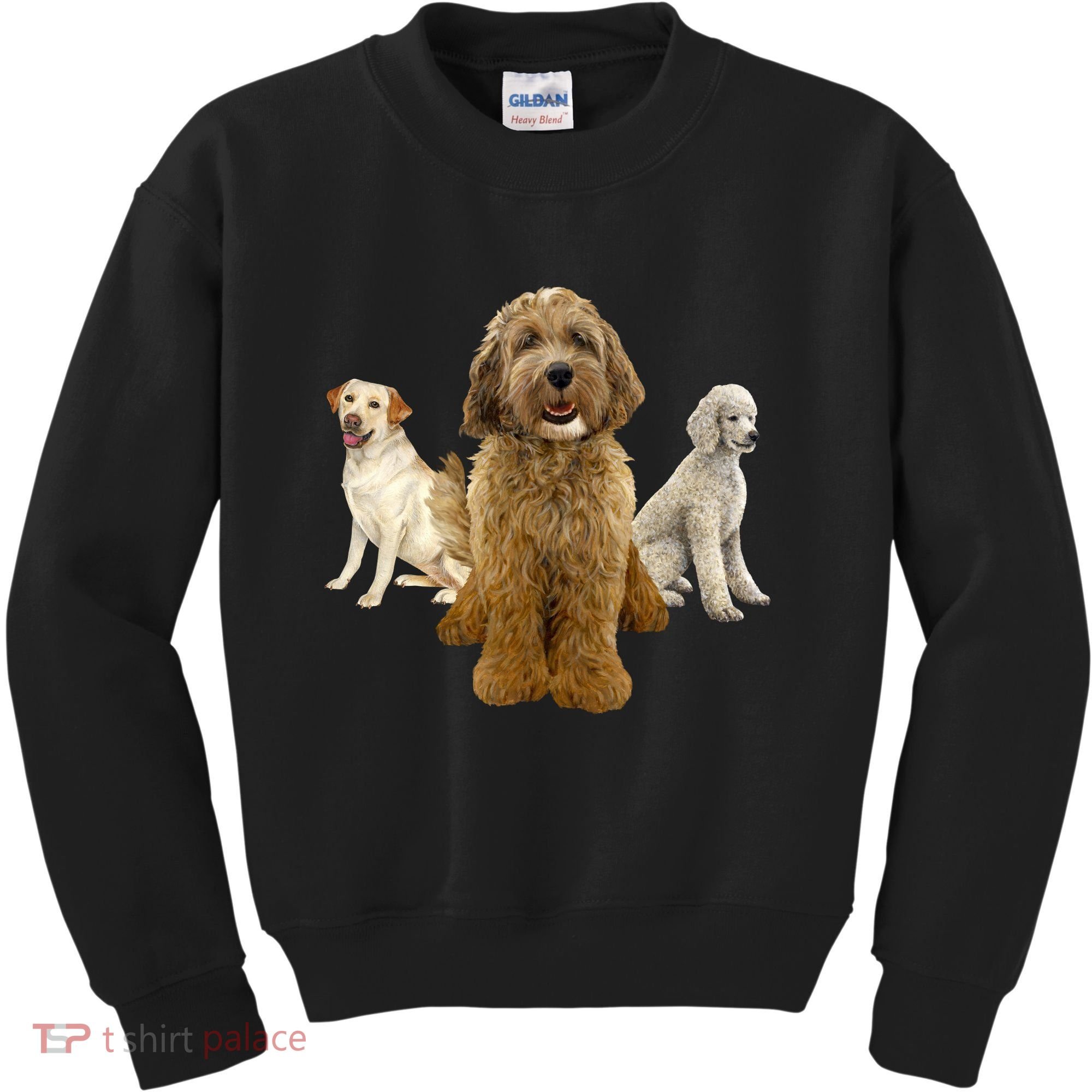 Labradoodle Trio Kids Sweatshirt