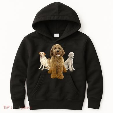 Labradoodle Trio Kids Hoodie
