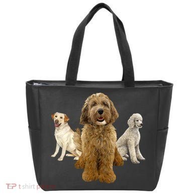 Labradoodle Trio Tote Bag
