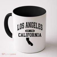 Los Angeles California Est 1781 Varsity Coffee Mug thumb 0