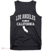 Los Angeles California Est 1781 Varsity Tank Top thumb 0