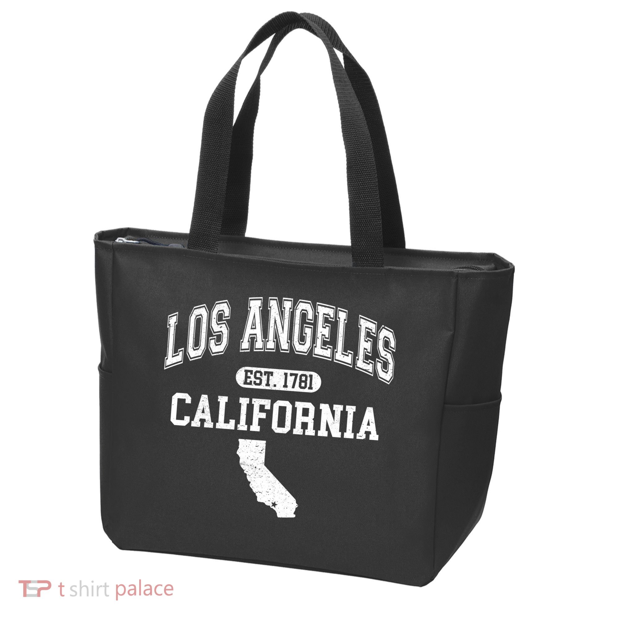 Los Angeles California Est 1781 Varsity Tote Bag