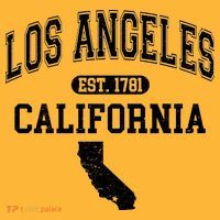 Los Angeles California Est 1781 Varsity Long Sleeve Shirt thumb 2